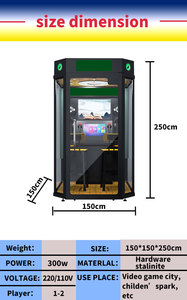 2 giocatori divertimento Karaoke distributore automatico piccolo KTV aria condizionata Mobile sala canto 12 mesi giochi a gettoni - Product Image 5