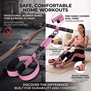 ZENJOY Banda di Resistenza Regolabile <span class=keywords><strong>con</strong></span> Maniglia per <span class=keywords><strong>Esercizi</strong></span> Yoga, Attrezzatura Unisex per Allenamento Completo del Corpo e Addominali - Product Image 2