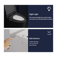 Abattant de toilette intelligent à ouverture/fermeture automatique, bidet chauffant, siège de toilette automatique
