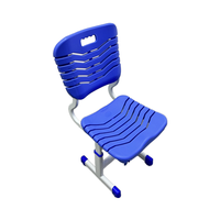 Table d'étudiant en plastique ABS directe d'usine chaise PP Design moderne réglable en hauteur pour bureau à domicile chambre salon école utilisation