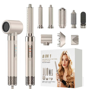 เครื่องจัดแต่งทรงผมอเนกประสงค์แบบไอออนิกความเร็วสูง ชุดแปรงเป่าผมแบบขั้นตอนเดียว พร้อมหัวเปลี่ยนได้ สำหรับใช้ในโรงแรมและกลางแจ้ง - Product Image 1