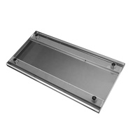 Table de travail en acier inoxydable détachable de cuisine commerciale robuste OEM avec dosseret de 4 ''Table de préparation de restaurant établi NSF