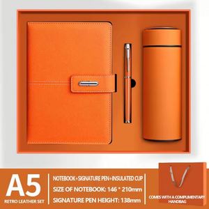 Custom Promotional Luxury Gifts Items Customizable Business Boxed <b>Notebook</b> Gift <b>Set</b> With <b>Pen</b> <b>and</b> Thermos - Product Image 2