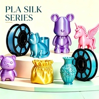 Bahan PLA Sutra Zorvant untuk Pencetakan 3D 1.75mm 1kg Roll Performa Ekstrusi Handal Layanan OEM Warna Kustom Printer FDM