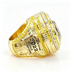 Anillo <span class=keywords><strong>de</strong></span> Campeonato <span class=keywords><strong>de</strong></span> los Golden State Warriors 2022, Giratorio, <span class=keywords><strong>de</strong></span> Aleación, Plateado en Plata 925, con Cristales <span class=keywords><strong>de</strong></span> Imitación, Personalizado, Estilo Hip Rock - Product Image 4