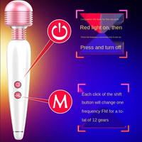 Vibromasseur féminin à fréquence variable, bâton de massage AV, œuf vibrant Dolphin, vibromasseur en forme de rouge à lèvres pour masturbation