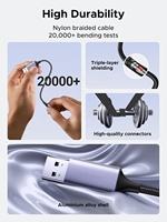 Adaptateur audio USB vers prise auxiliaire tressé en nylon DAC, carte son, prise en charge du microphone TRRS, casque compatible avec Windows, Mac, Linux, PC, PS5