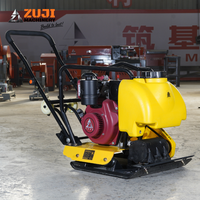 Machine de compactage d'asphalte à essence ZUJI PC90 certifiée CE à forte force de compactage pour les entrepreneurs en travaux routiers