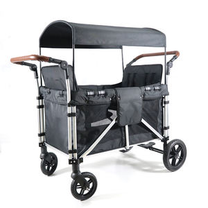 Jardin extérieur plage pliant chariots à main chariot 4 bébé pliable poussette wagon haute qualité camping wagon pour enfants - Product Image 2
