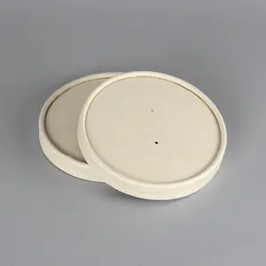 Custom Printing 100% Biodegradable Paper Lids For Both Cold And Hot Drinks Coffee Paper Cup Lid