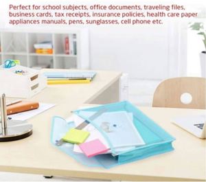 ซองพลาสติกกันน้ำแบบปิดได้ ขนาด A4 สำหรับใส่เอกสาร ใช้ได้ทั้งที่โรงเรียน สำนักงาน และบ้าน - Product Image 4