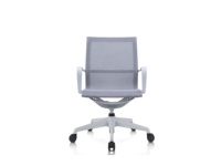 Chaise de bureau ergonomique moderne multifonctionnelle avec support lombaire, dossier haut en maille, siège en éponge hautement élastique pour hôtel