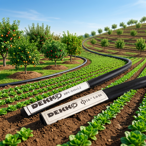 Tubería de Riego Agrícola DEKKO LDPE 16x1.2, Flexible, Negra, Redonda, 2m de Longitud, Estándar ISO/DIN para Riego Agrícola - Product Image 2