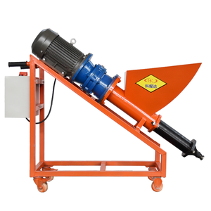 Pompa sekrup viskositas tinggi gipsum baru mesin Grouting sekrup Mortar semen Stator Rotor kecil dengan mesin Grouting pencampur - Product Image 6
