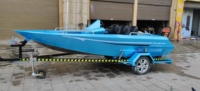 Nouveau Bateau à Moteur en Alliage d'Aluminium et PVC 2026 pour 3-5 Personnes, Bateau de Course Haute Vitesse pour Activités Extérieures, Personnalisable pour le Tourisme et les Loisirs Nautiques