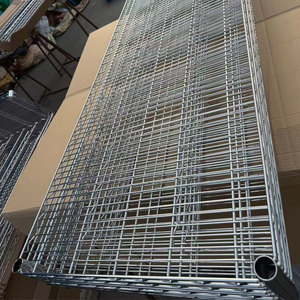 Rollbare Haushaltsregale, Verstärkte Verchromte Drahtgitter Antistatische Metall-Mehrschicht-Aufbewahrungsregale - Product Image 4