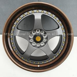 ล้อรถแข่งอัลลอยขอบล้อจานลึก17 18 19นิ้วทำจากอะลูมิเนียม8X100 5X114.3 - Product Image 5