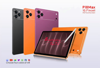 Tablet PC Layar HD Incell 10.1" Baru dengan MTK Octa Core 4GB/32GB Casing Logam Wi-Fi 4G LTE GSM
