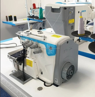 Machine à surjet Jack E4S à 4 fils Machine à coudre industrielle à surjet à point réglable légère et lourde