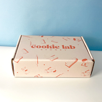 Boîtes d'emballage en papier personnalisées avec logo, imprimées en qualité alimentaire, recyclables, pliables, pour gâteaux, biscuits, pain, pâtisseries, beignets, macarons