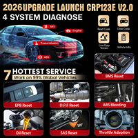 LAUNCH 2026 Nuevo CRP123i V2.0 Herramienta de Diagnóstico Automotriz de Cuatro Sistemas con 7 Reinicios, Escáner OBD2