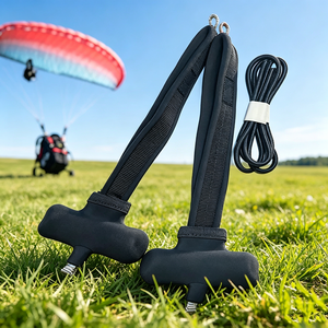 Poignées de frein de <span class=keywords><strong>parapente</strong></span> professionnelles durables, leviers de contrôle de <span class=keywords><strong>vol</strong></span> pour le <span class=keywords><strong>vol</strong></span> acrobatique et en tandem - Product Image 3