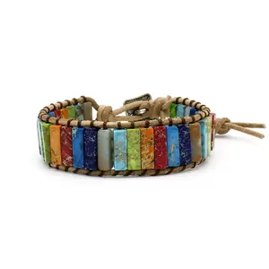 Paare kreatives einstellbares neues handgefertigtes mehrschicht-Damen-Mehrfarben-Nachttenstein-Handschmuck-Armband