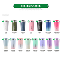 Tasse à café Multi-Design Choose Tasse thermos à double paroi en acier inoxydable Gobelet à boisson sans Bpa Tasse à café isolée personnalisée avec couvercle