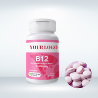 Compléments de Vitamine B12 à Marque Blanche OEM – Meilleur Prix – Comprimés et Gélules de Méthylcobalamine de Qualité Alimentaire pour Adultes