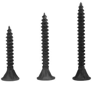 Vis à bois à tête trompette Leite, finition zinc, classe 8, système de mesure métrique/pouces, plaque de plâtre, filetage en acier M3.5, boîte - Product Image 3