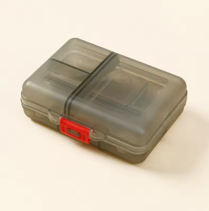 Vente en gros de mini-organisateurs de pilules multifonctionnels en PP, étui à pilules hebdomadaire facile à transporter, boîte de rangement pour pilules en plastique bon marché - Product Image 4