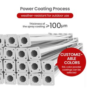 Poteaux d'éclairage de rue octogonaux en acier inoxydable galvanisé à chaud de 6 m, 8 m, 9 m, 10 m, 11 m, 12 m, LED, jardin, route, autoroute, étanches - Product Image 3