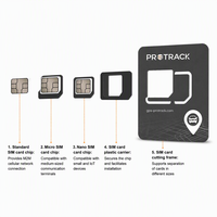 Tarjeta SIM Protrack M2M 2G 3G 4G IoT para Rastreador GPS, Rastreo de Vehículos