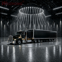 Plateforme tournante antidérapante pour camions de grande capacité, plateforme tournante sur mesure pour camions logistiques