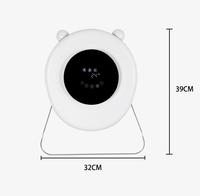 Ventilateur de salle de bain mural multifonctionnel en plastique PTC avec porte-serviettes |   Chauffe-masque facial rapide 2000W avec haut-parleur