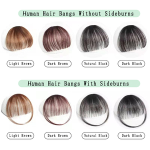 Frange per <span class=keywords><strong>capelli</strong></span> Air Bangs popolari, sottili e raffinate, extension con clip in 100% <span class=keywords><strong>capelli</strong></span> umani <span class=keywords><strong>veri</strong></span> per donna - Product Image 5