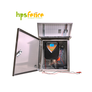 Électrificateur de clôture <span class=keywords><strong>solaire</strong></span> moderne haute puissance 4,8J avec panneau 20W, <span class=keywords><strong>batterie</strong></span> 12A, étanche, facilement assemblable, boîtier en plastique <span class=keywords><strong>pour</strong></span> ferme - Product Image 5