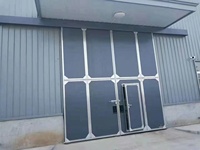 Contenedor Plegable Moderno con Estructura de Acero Transpirable Personalizado, Galpones Industriales Prefabricados para Casa/Apartamento, Móvil