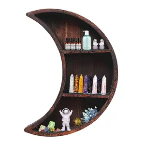 wooden Floating Shelves Reversible Wooden Essential Decor Shelf,Wall Mounted Floating Shelves