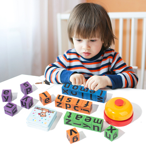 <span class=keywords><strong>Juego</strong></span> Educativo <span class=keywords><strong>de</strong></span> Palabras para Niños y Niñas, <span class=keywords><strong>Juego</strong></span> <span class=keywords><strong>de</strong></span> <span class=keywords><strong>Mesa</strong></span> <span class=keywords><strong>de</strong></span> Cubos con <span class=keywords><strong>Letras</strong></span> <span class=keywords><strong>de</strong></span> Madera, Regalo Educativo para Niños <span class=keywords><strong>de</strong></span> 3+ Años - Product Image 1