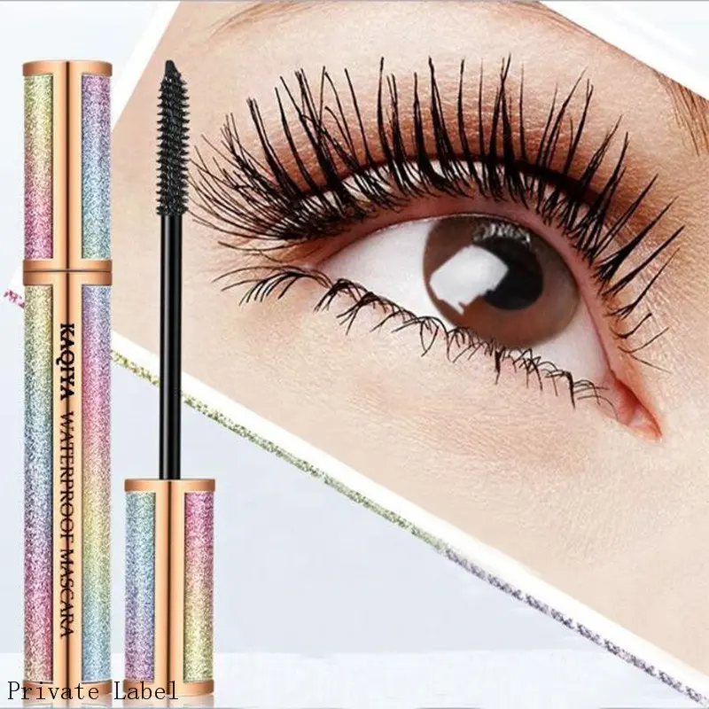 Best selling mascara cosmetic OEM Private label beautiful color 3d maskara 4d eyelash fiber mascara supplier