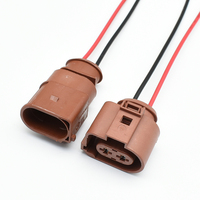 Connecteurs étanches automobiles à 2 broches de 6,3 mm, prise de ventilateur pour VW 3B0973852A 3B0973752A