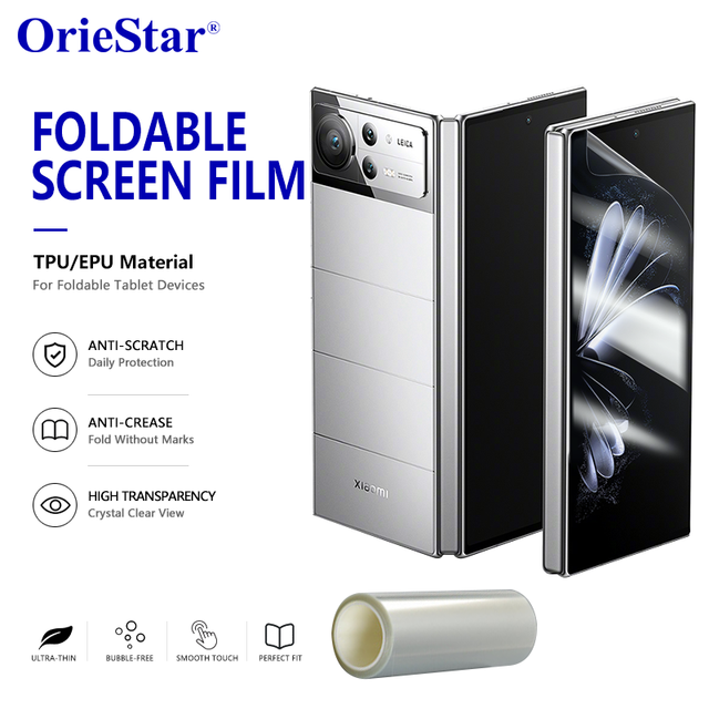 EPU Foldable Phone Screen Protector Flexible Film Material Anti Crease High Clarity Scratch Resistant Protection