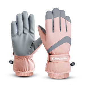 Gants de travail isolés thermiquement, résistants au froid et à l'eau, avec sangle de poignet, pour hommes et femmes, pour sports de plein air, gants de ski d'hiver, unisexes - Product Image 1