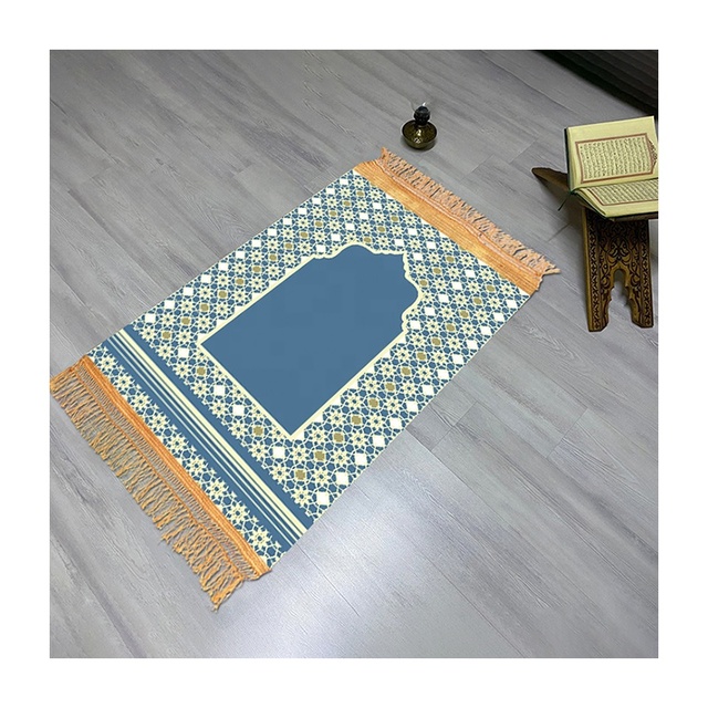 Prayer Mat Printed Design Rug Carpet 3d Printing Prayer Rug Poly Bags Prayer Mat for Muslim Rectangle Formaldehyde SUNRISE AZO