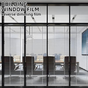 Pellicola PDLC Reversibile per Finestre di Edifici Commerciali con Aspetto Trasparente Senza Elettricità - Product Image 1