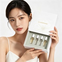 Boîte d'emballage de parfum unique de style tiroir coulissant, boîte cadeau en carton rigide avec logo personnalisé pour échantillon de parfum miniature 10ml 5ml