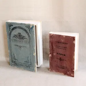 Decorative Vintage Book Shaped Trinket Fake london Wooden Decorative Storage Book Box Wholesale