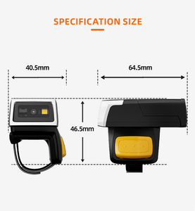 Henex ngón tay máy quét Vòng Máy quét mã vạch quét súng độc giả thông minh tiện ích điện tử mini Máy Quét Mã Vạch mặc thiết bị - Product Image 6