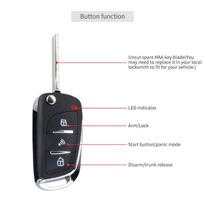 Pke Keyless Go Auto Start Engine Smart Push Button Start System Entry Car Alarm - Product Image 2